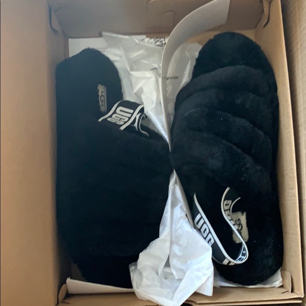 WOMENS UGG FLUFF YEAH SLIDE